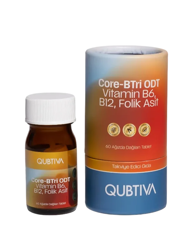 Core-BTri ODT – Vitamin B6, B12, Folik Asit - صورة Core-BTri ODT – Vitamin B6, B12, Folik Asit - صورة 2